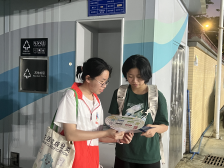 黄花岗街联合高校开展垃圾分类志愿服务，助力“百千万工程”落地见效