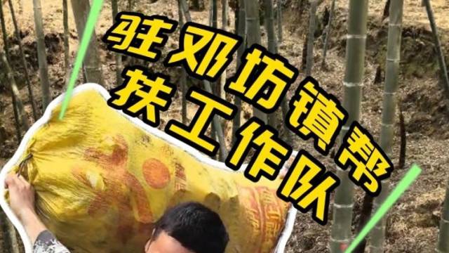 驻韶关南雄邓坊镇帮镇扶村工作队：助力笋干走出大山
