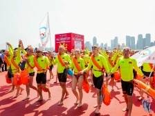 广州为武汉渡江节点赞助威，武汉为十五运会喝彩加油