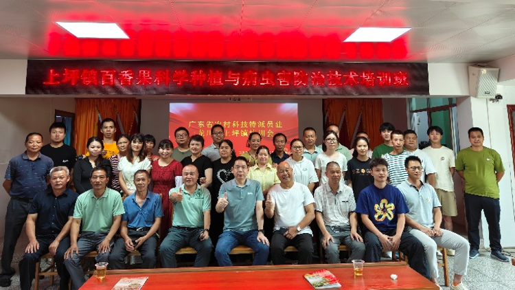 华南农业大学科技特派员团队赴龙川县上坪镇开展农业技术服务