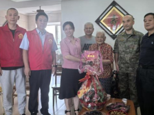 诚挚关怀暖人心，黄花岗街退役军人服务站走访慰问百岁退役军人