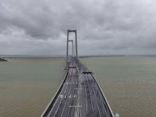 台风“韦帕”逼近，深中通道全线临时关闭