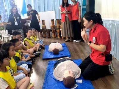 东莞市中小学安全教育体验式活动走进道滘蔡白村