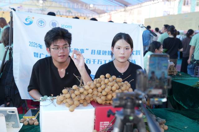 网红代表、农业干部现场直播