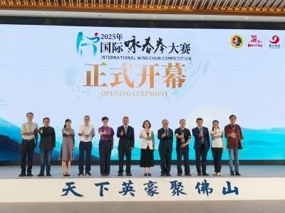 坐标佛山南海，全球218支咏春队伍樵山论剑