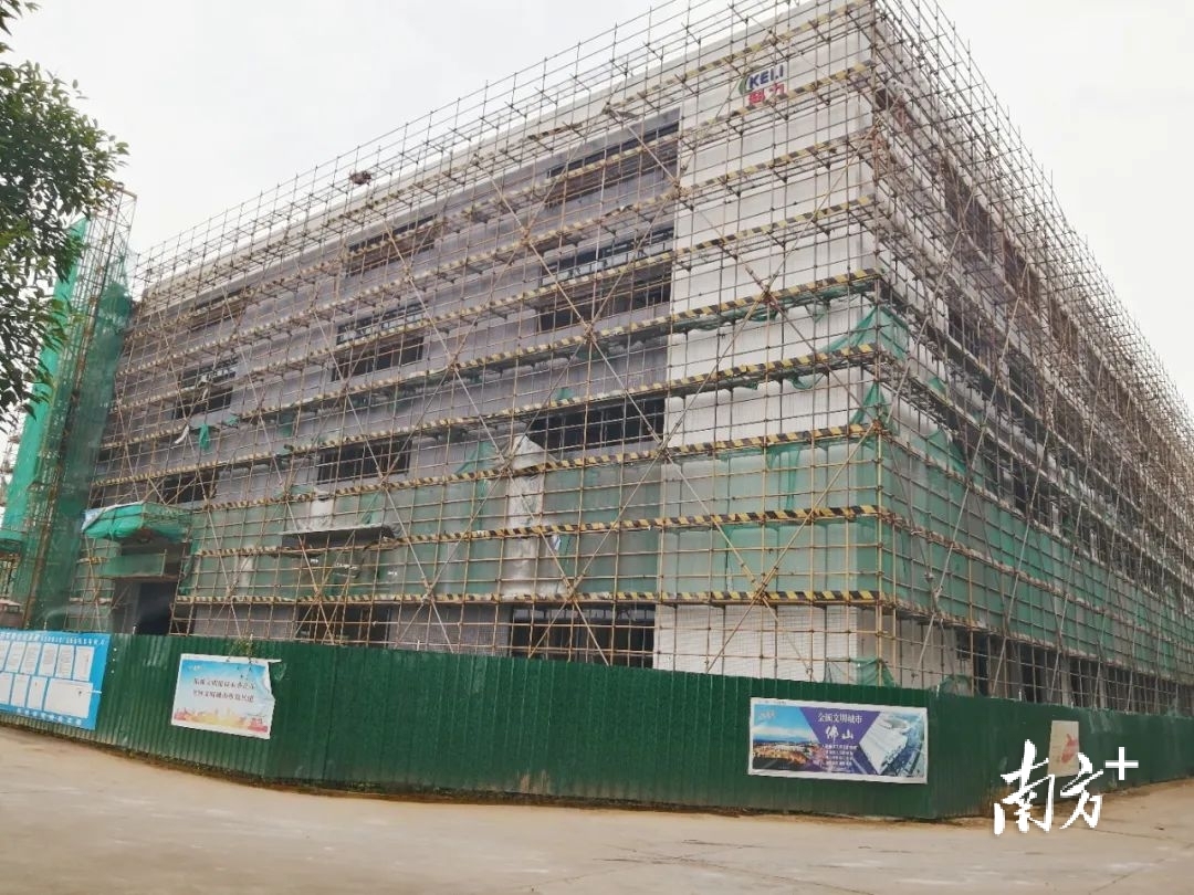 科力机械厂区车间D建设项目预计2025年8月将全面建成投产。通讯员 荷宣 供图