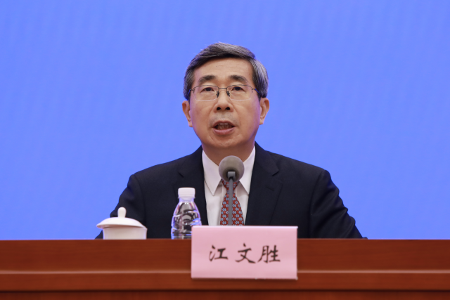 农业农村部副部长江文胜。