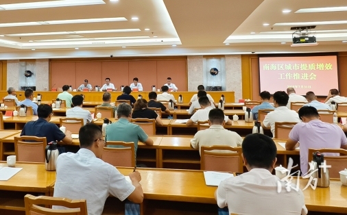 实地调研考察后，与会各方随即举办工作会议。陈梦 摄