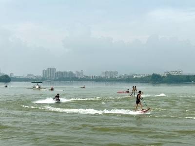 吹响百日冲刺号角！十五运会肇庆赛区星湖展风采