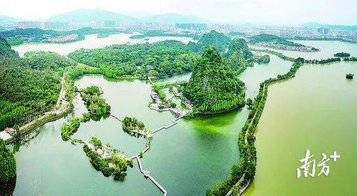 绿美肇庆航拍。 梁小明 摄 