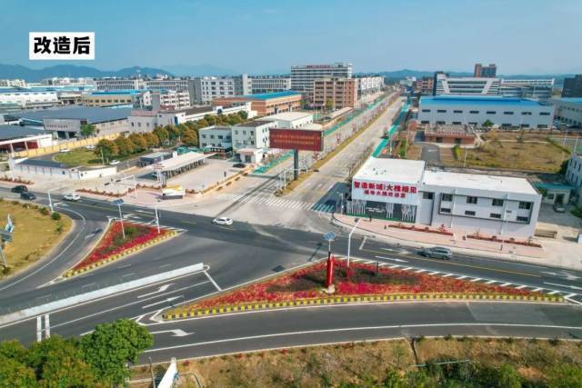 美丽乡镇入口通道。