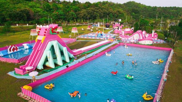 东江湿地公园“水上乐园”于8月1日投入运营