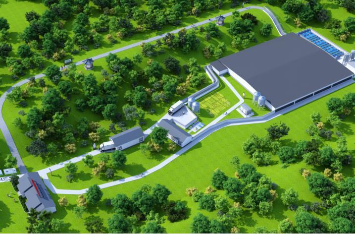 示范农场项目规划图。紫金豬養(yǎng)殖項(xiàng)