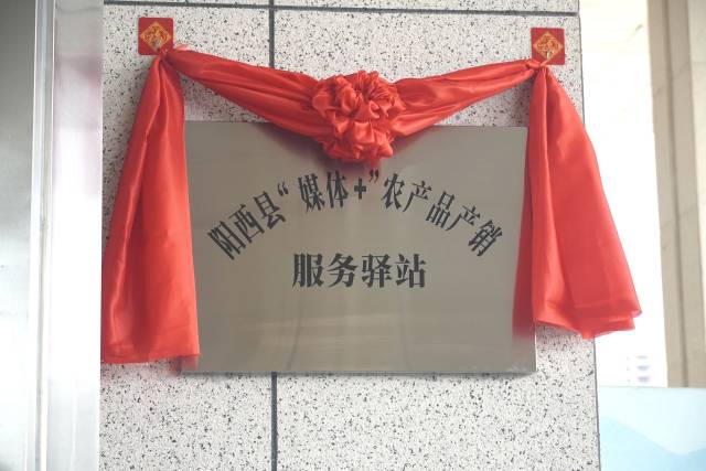阳西县“媒体+”农产品产销服务驿站揭牌