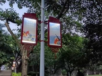 营区再添新名片！国防教育主题路灯点亮深圳国防基地 | 深圳国防基地