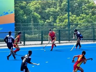 十五运曲棍球测试赛开打，云浮迎全面办赛检阅