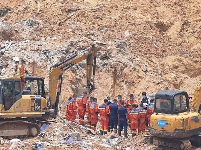 广州白云区山体垮塌被困人员已全部救出，其中7人遇难