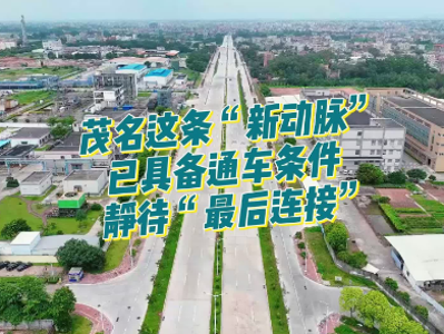 视频|城市动脉再延伸！ 市民大道西延线具备通车条件