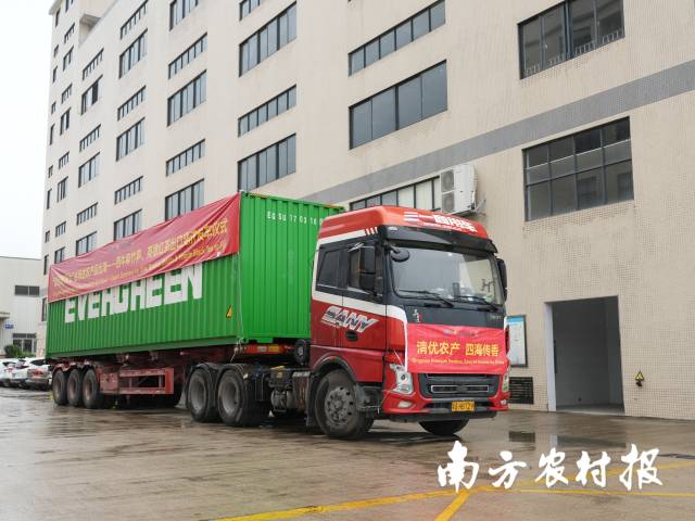 西牛麻竹笋、英德红茶发车出口斐济。