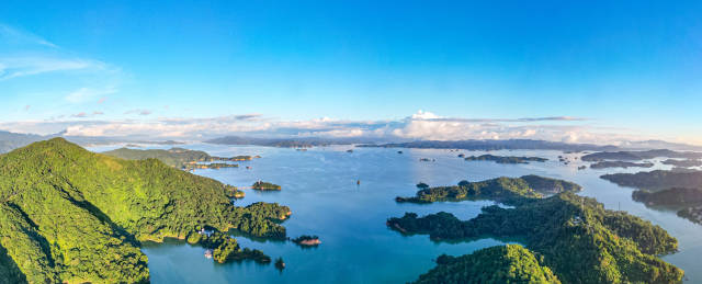河源万绿湖优质水利用水经济项目。 林冰莹 摄
