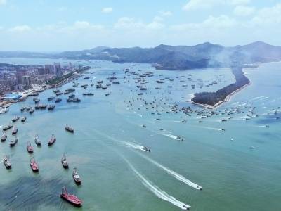 汕尾领“鲜”｜汕尾海事“海陆空”联动为开渔文旅活动保驾护航