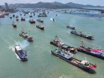 汕尾领“鲜”| 海鸥翩飞，渔船摇荡！跟着引航船在海上看开渔