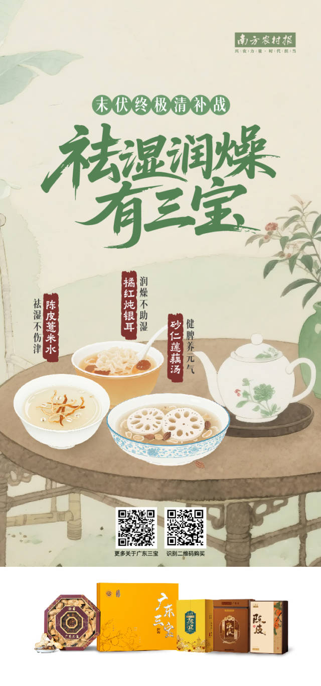 三伏天，有广东三宝