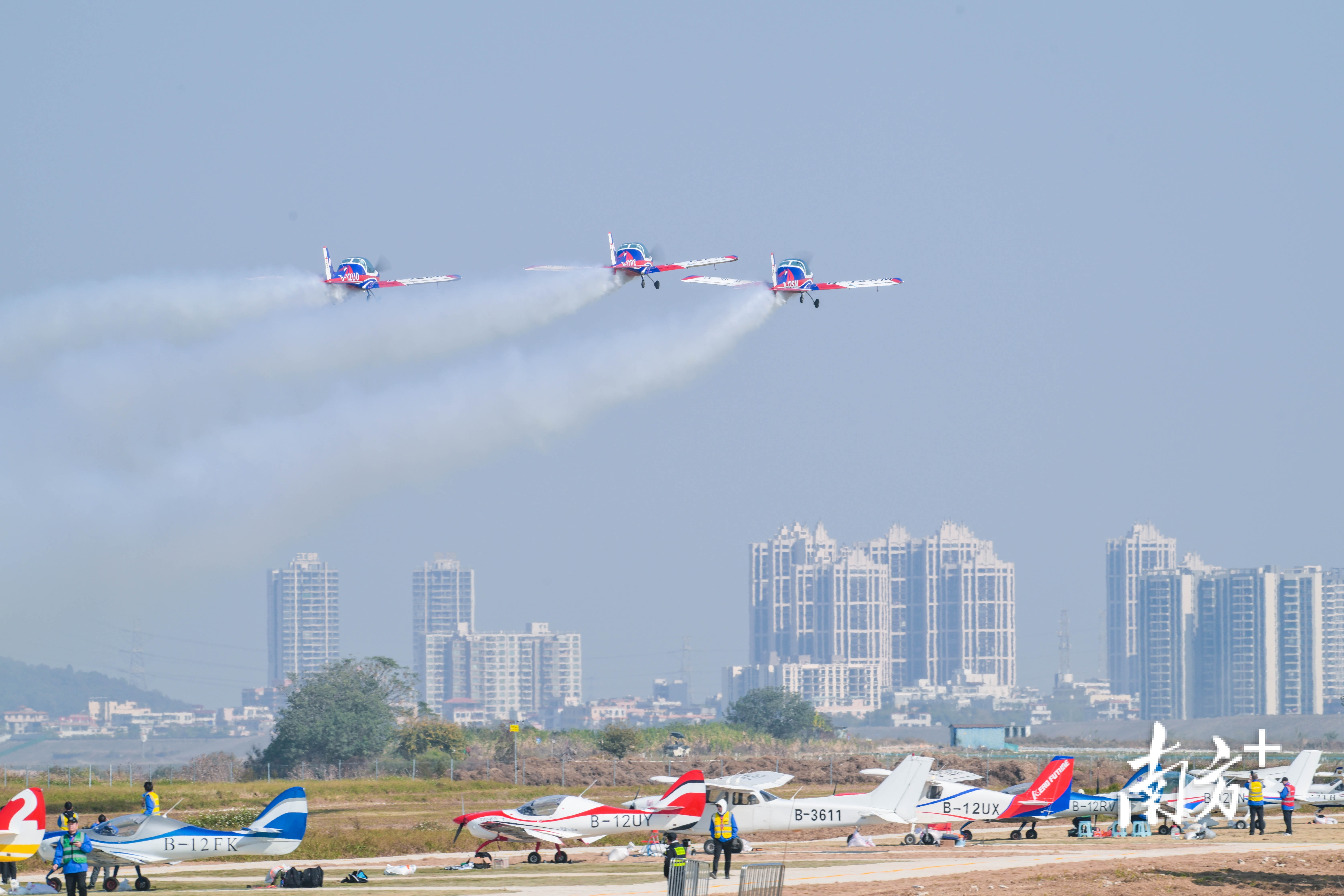 作为广东省面积最大的地级市，清远在低空经济规划用地上尤为“大方”，1600余亩的用地承载着翔鹏的两条飞行跑道。 南方+记者 曾亮超 摄