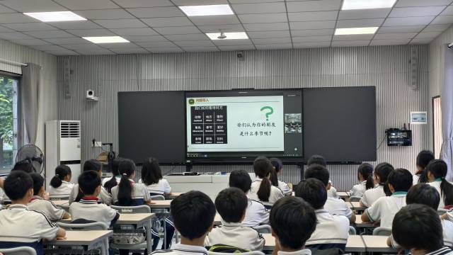 ▲应用外语学院线上以沉浸式教学激发学生学习兴趣