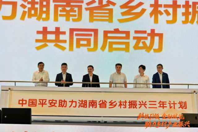 “平安助力湖南乡村振兴公益计划” 启动仪式