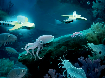 海洋朋友圈游来“赛博搭子” | AI画时景