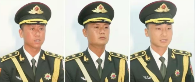 △3名旗手分别是王子赫、石斌、徐泽东。 △3名旗手分别是王子赫、石斌、徐泽东。