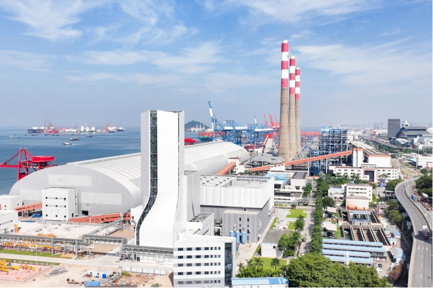 深圳建行为妈湾电厂升级改造提供金融支持。图为妈湾电厂升级改造气电一期项目