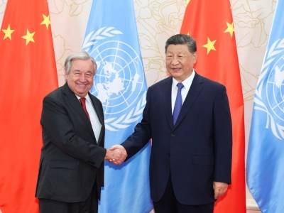 习近平会见联合国秘书长古特雷斯