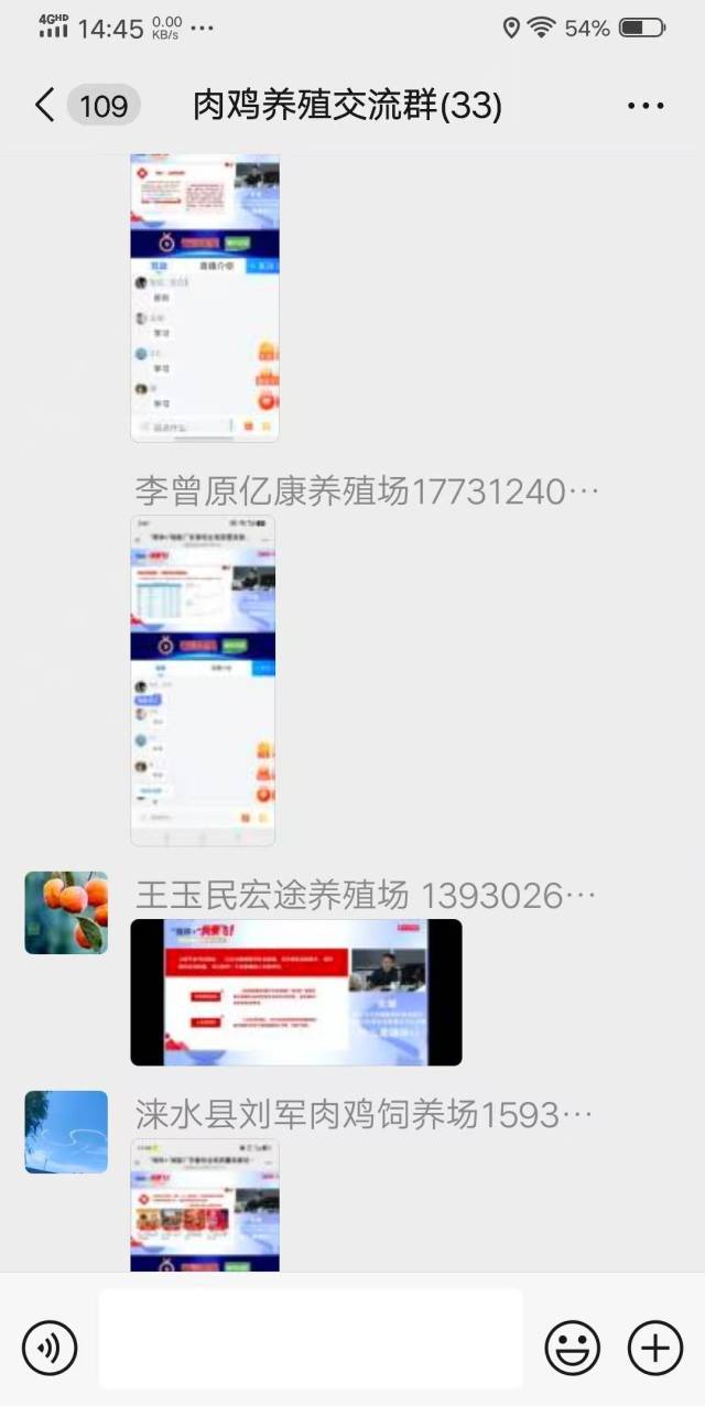 河北省养鸡企业观看学习。