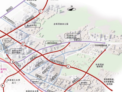 多项道路工程将启动！环五山创新策源区元岗片区交通拟优化升级