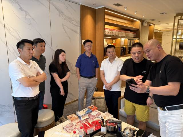 京东与陈记顺和对接现场。 京东与陈记顺和对接现场。