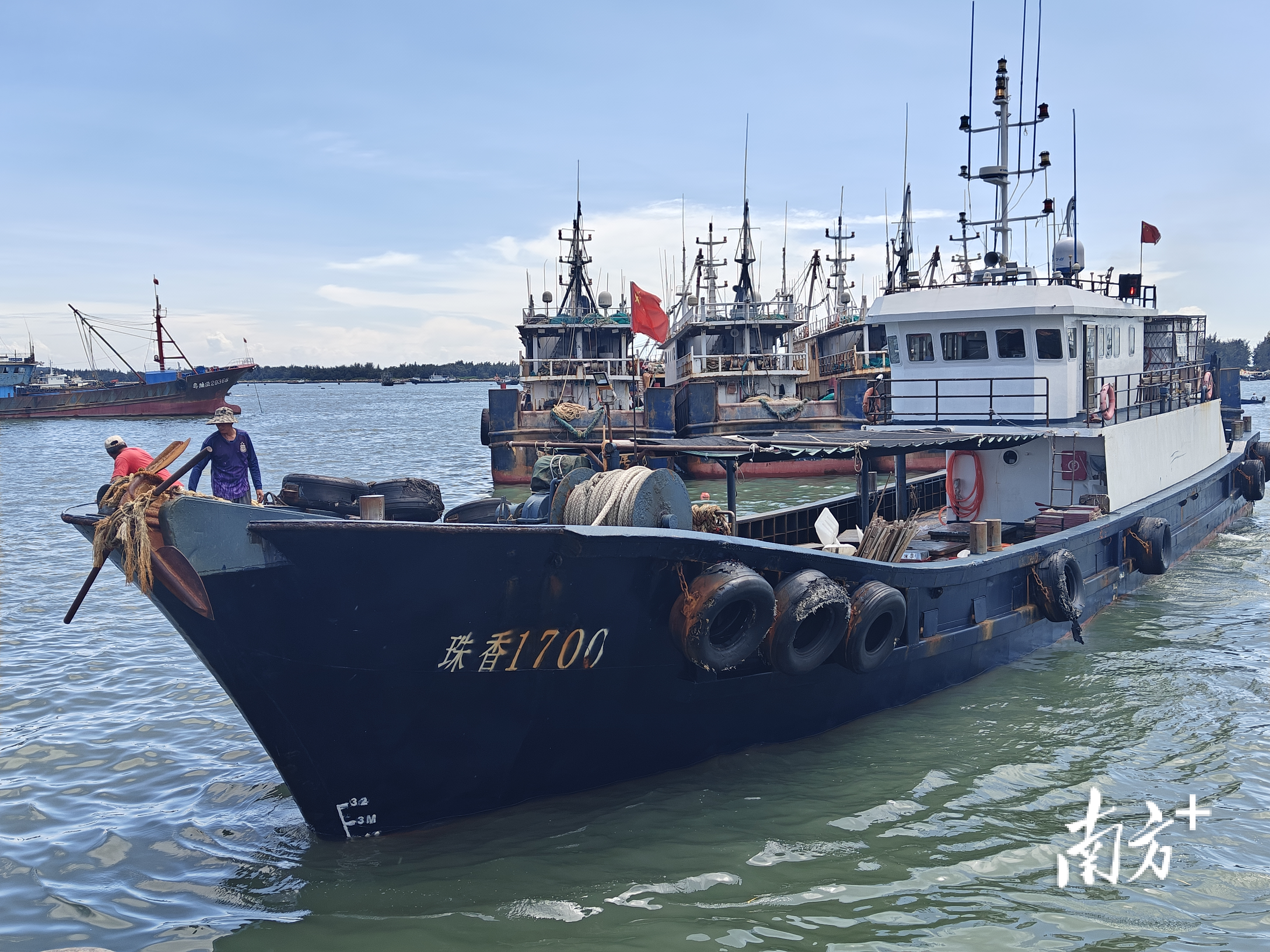 港澳流动渔民运输船从海上带回“满满渔获”