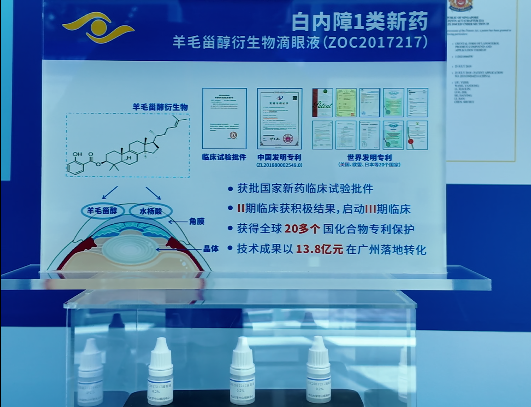 白内障I类新药目前已进入临床实验阶段。