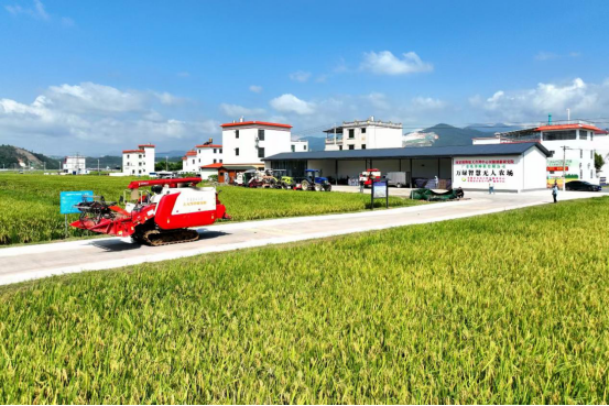 河源万绿智慧无人农场已实现耕种管收多环节的无人化和智慧化作业。  受访者供图