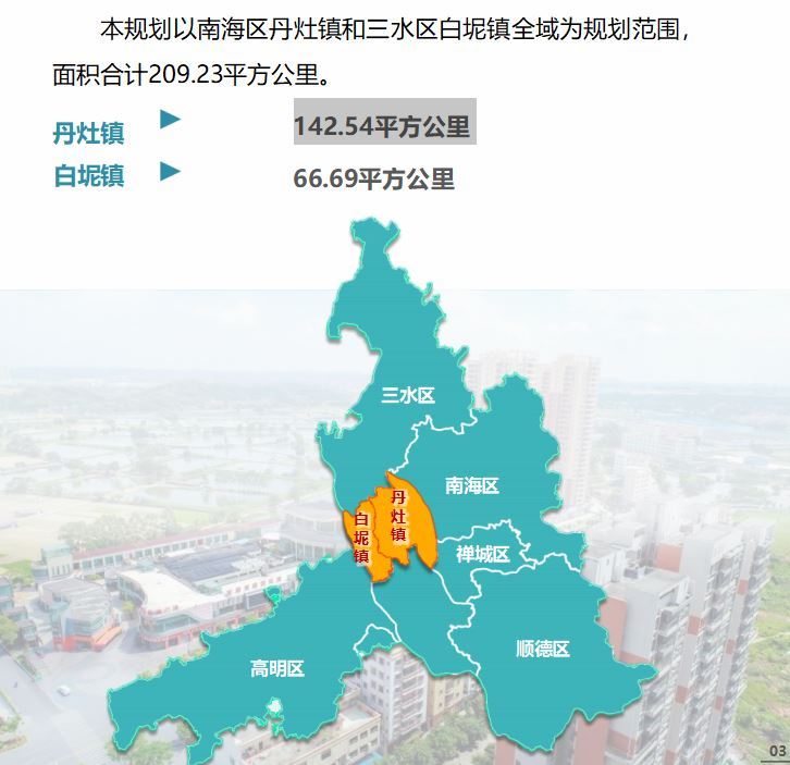 丹灶—白坭组团所处位置。 佛山市自然资源局 供图