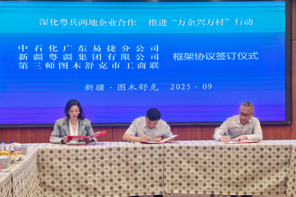 签约仪式。幫扶