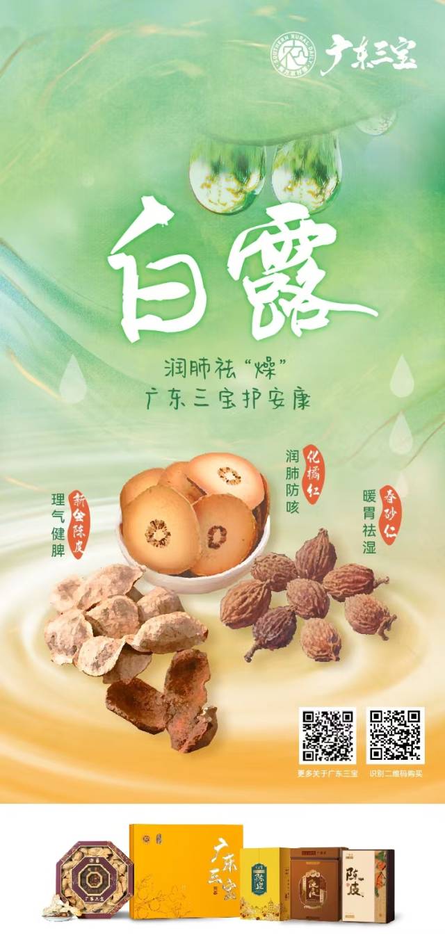 白露：润肺祛“燥”，广东三宝护安康！