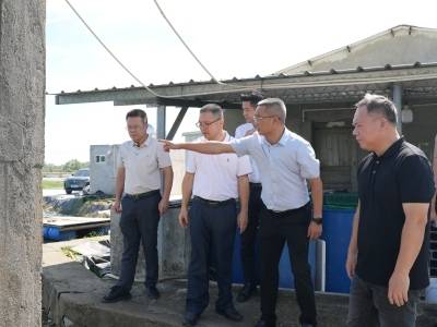 梁崇边开展防御18号“桦加沙”超强台风督导检查工作