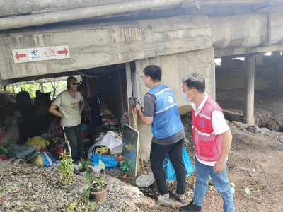 特写｜东莞社工台风天的逆行守护