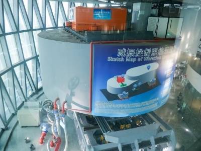 600米广州塔如何企稳？实拍台风中的“定塔神器”