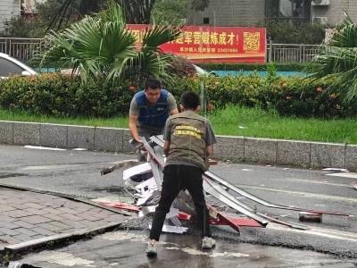 迎风而上！广东退役军人奋战“桦加沙”防风一线