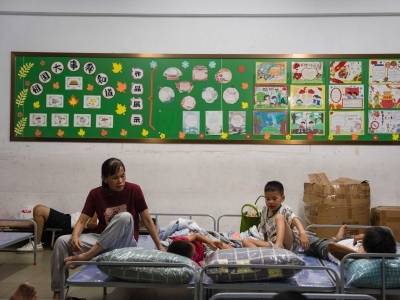 台风来了，村子空了