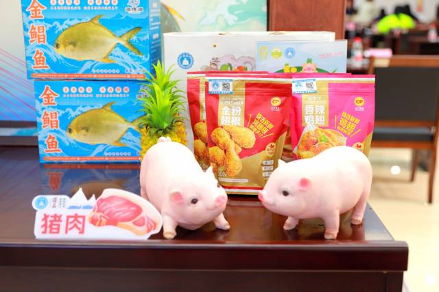 湛江分会场，金鲳鱼和禽畜类预制菜成为焦点。