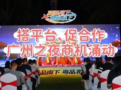 视频 | 搭平台、促合作，广州之夜商机涌动